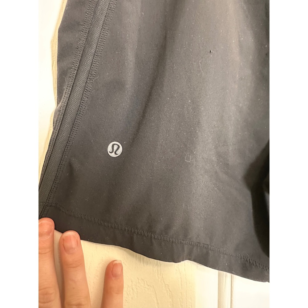 Unavailable - Lululemon Mens Pace Breaker Athletic Training Shorts Black Grey - Picture 3 of 5